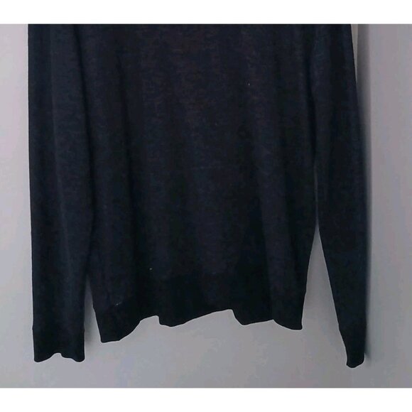 We Norwegians 100% Merino Wool 1/4 Zip Pullover Sweater Size Medium Gray Winter - Picture 4 of 10
